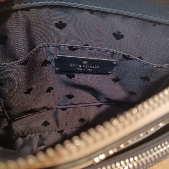 Kate Spade New York Cameron denim colorblock top zip crossbody - Picture 7 of 12